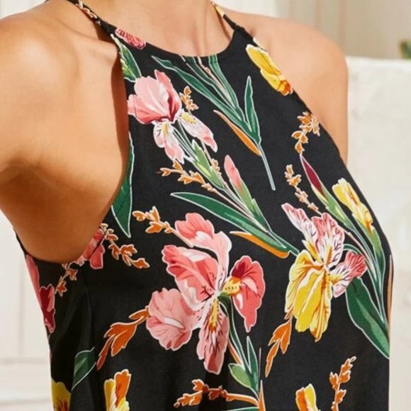 Multicoloured Botanicla Halter Dress in L - Picture 4 of 4